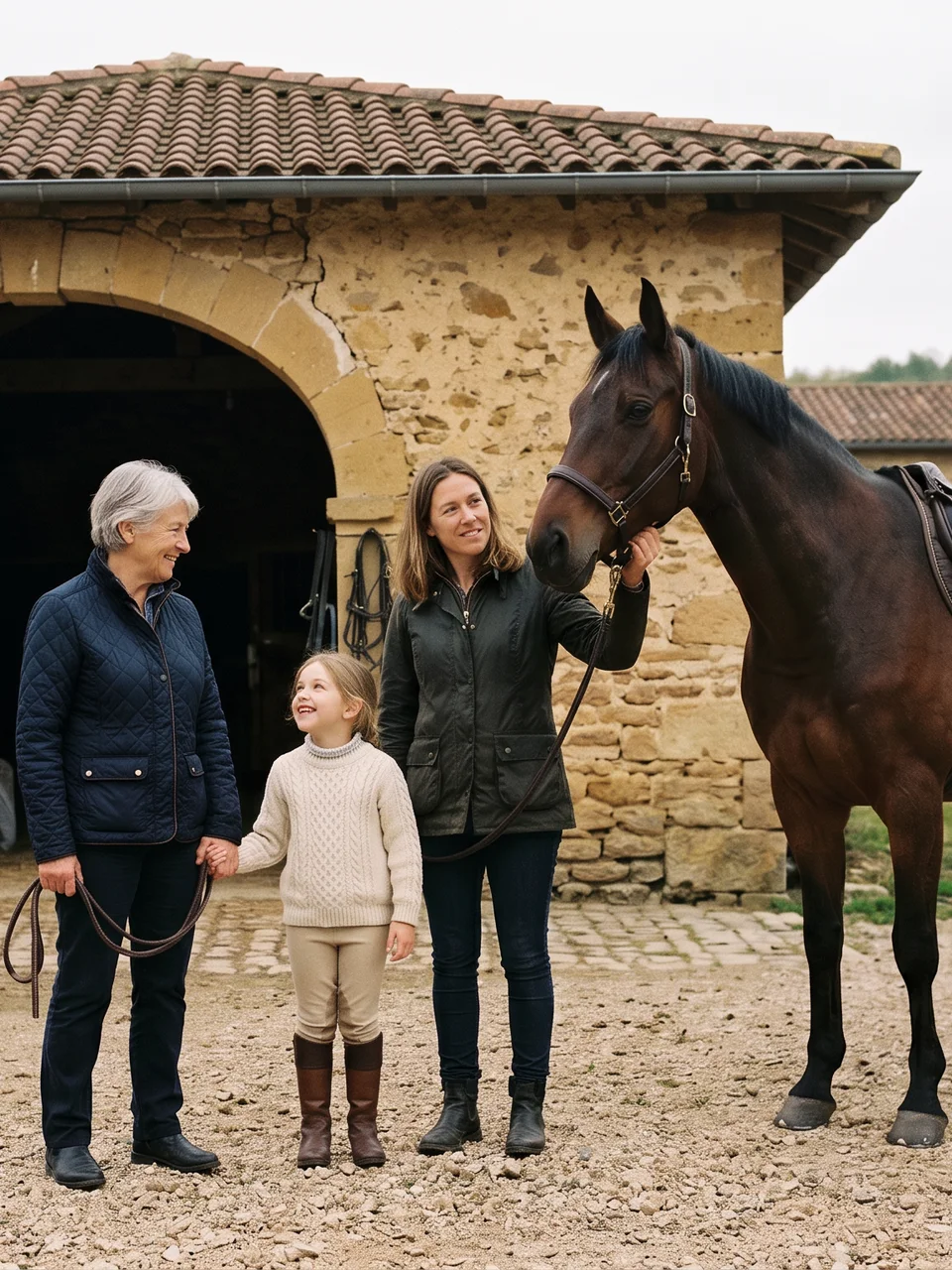L'équipe, Élevage des Cibaudes, centre équestre à Aveizieux